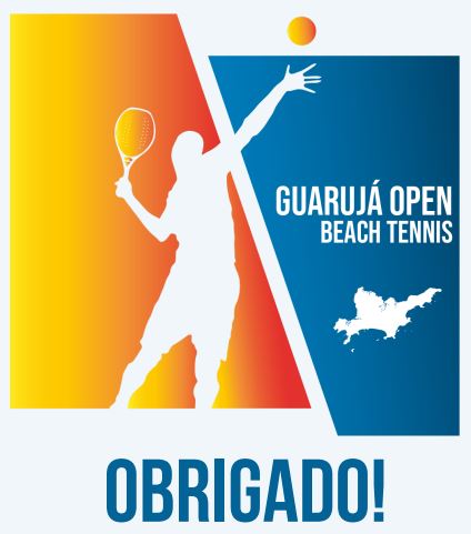 Agradecimento do Guarujá Open Beach Tennis 2022 - Portal Guarujá de Turismo