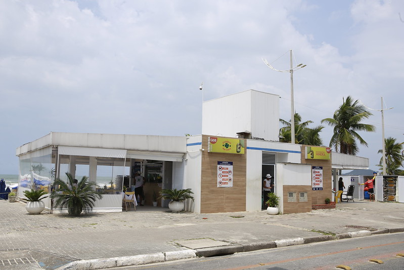 Quiosque na Praia da Enseada